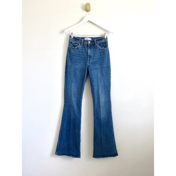 Abercrombie & Fitch The Vintage Flare High Rise Jean Blue Size 25/0 Long - Picture 11 of 16